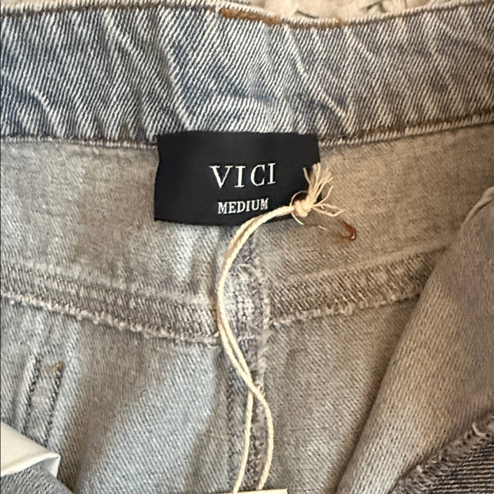 Light Blue Denim Women's Shorts - Picture 5 of 6